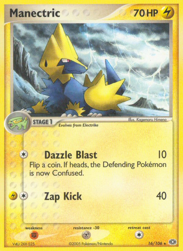 Manectric (16/106) [EX: Emerald] | Clutch Gaming