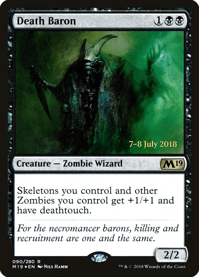 Death Baron [Core Set 2019 Prerelease Promos] | Clutch Gaming