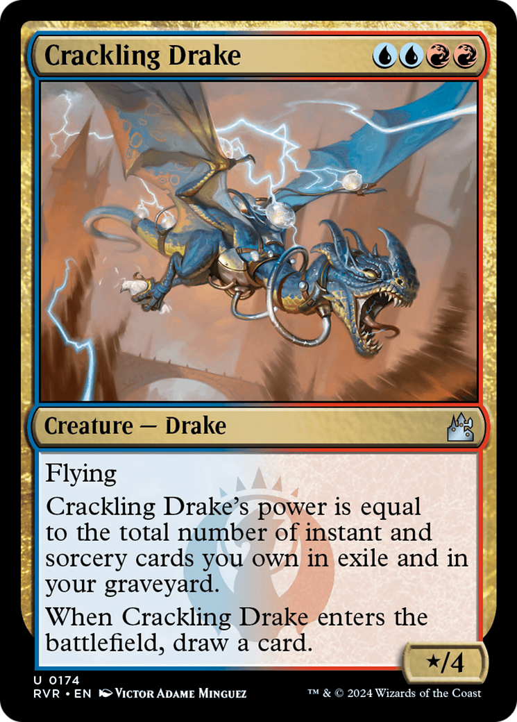 Crackling Drake [Ravnica Remastered] | Clutch Gaming