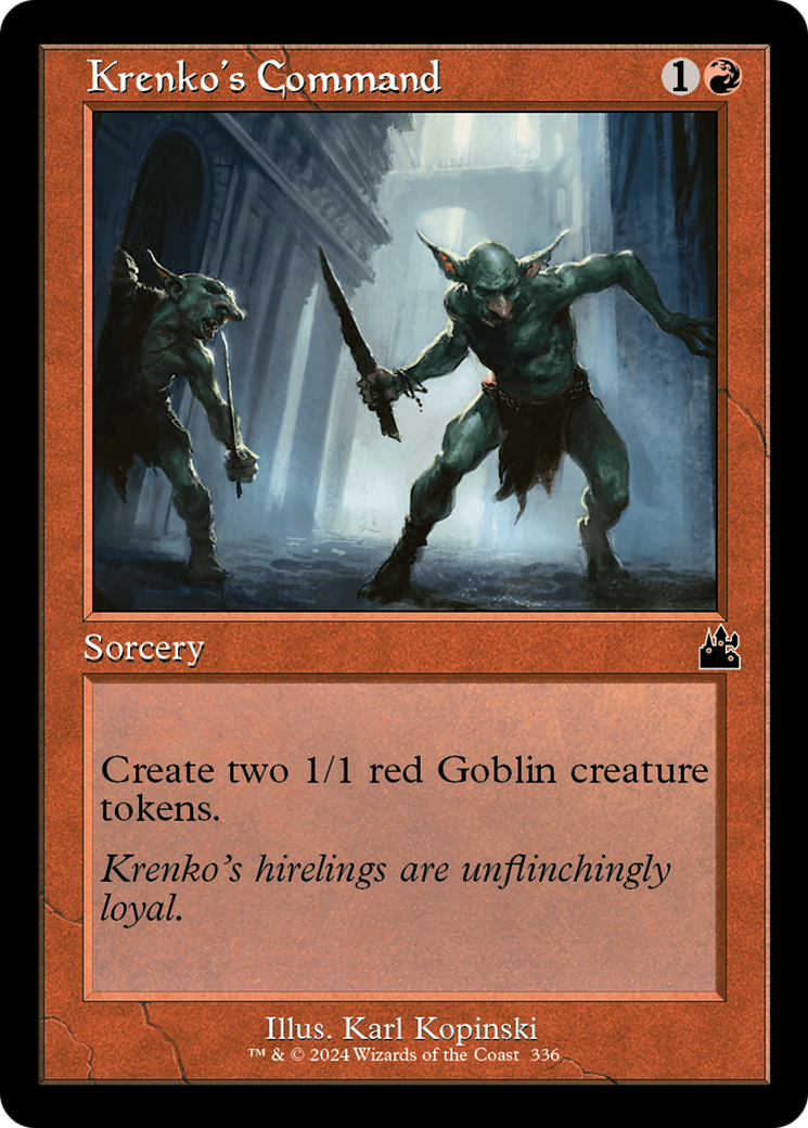 Krenko's Command (Retro Frame) [Ravnica Remastered] | Clutch Gaming