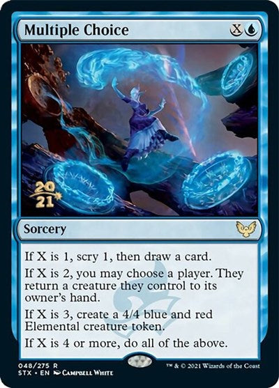 Multiple Choice [Strixhaven: School of Mages Prerelease Promos] | Clutch Gaming