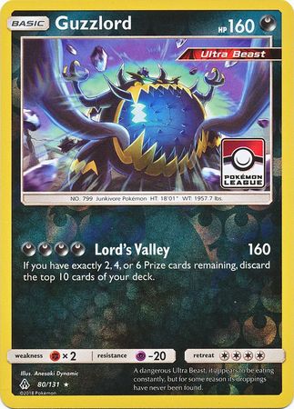 Guzzlord (80/131) (League Promo) [Sun & Moon: Forbidden Light] | Clutch Gaming