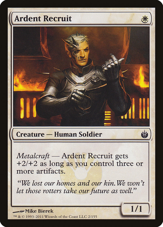 Ardent Recruit [Mirrodin Besieged] | Clutch Gaming