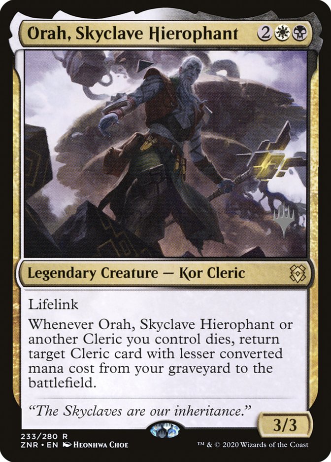 Orah, Skyclave Hierophant (Promo Pack) [Zendikar Rising Promos] | Clutch Gaming