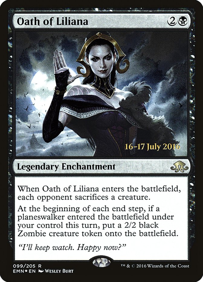 Oath of Liliana [Eldritch Moon Prerelease Promos] | Clutch Gaming