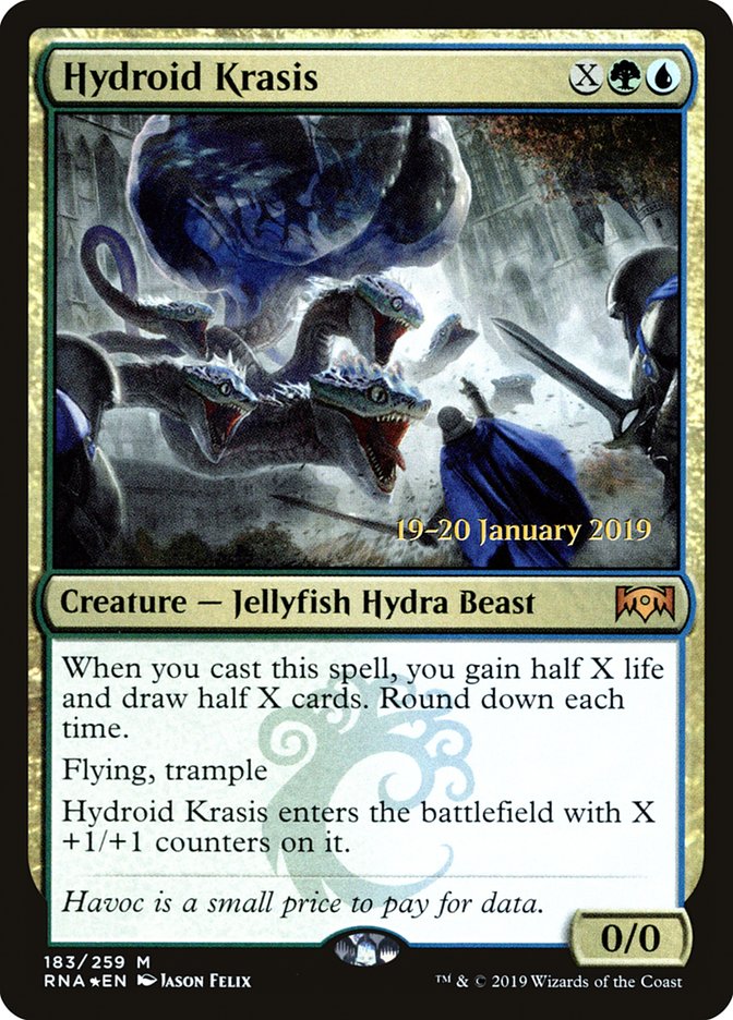 Hydroid Krasis [Ravnica Allegiance Prerelease Promos] | Clutch Gaming