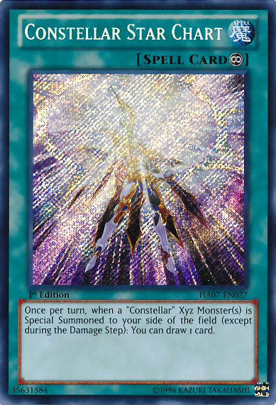 Constellar Star Chart [HA07-EN027] Secret Rare | Clutch Gaming