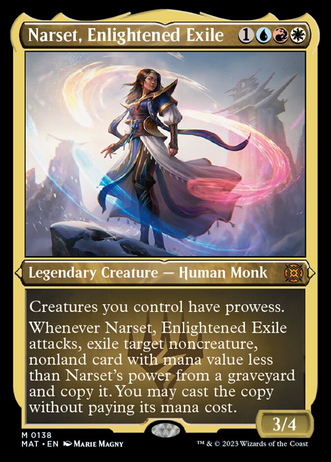 Narset, Enlightened Exile (Foil Etched) [March of the Machine: The Aftermath] | Clutch Gaming