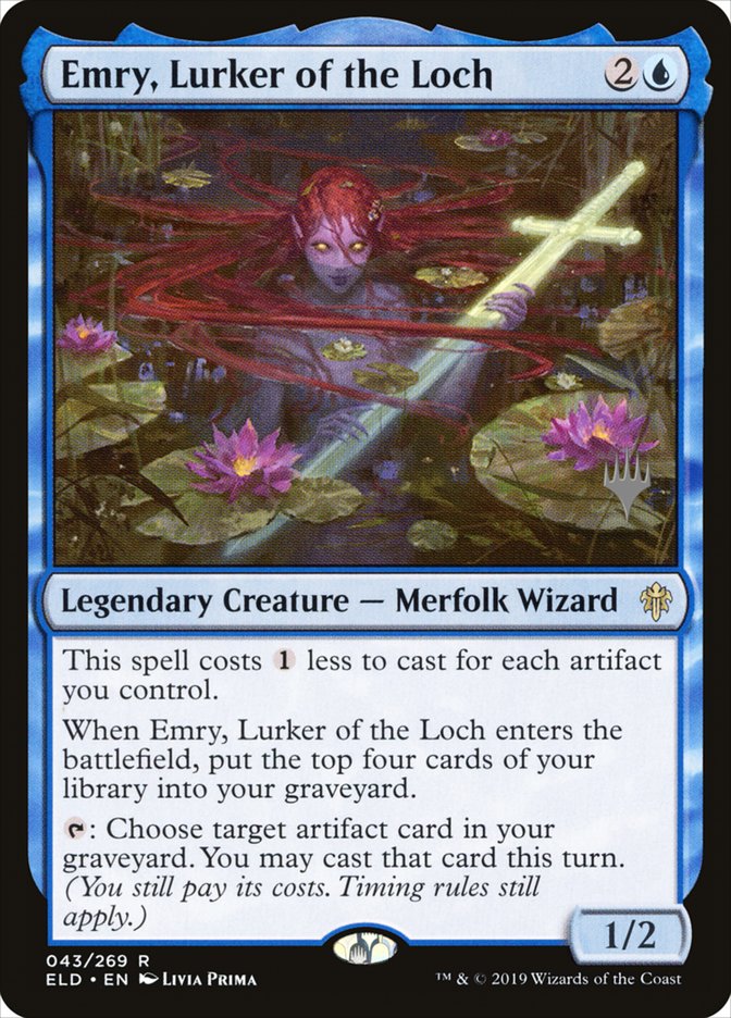 Emry, Lurker of the Loch (Promo Pack) [Throne of Eldraine Promos] | Clutch Gaming