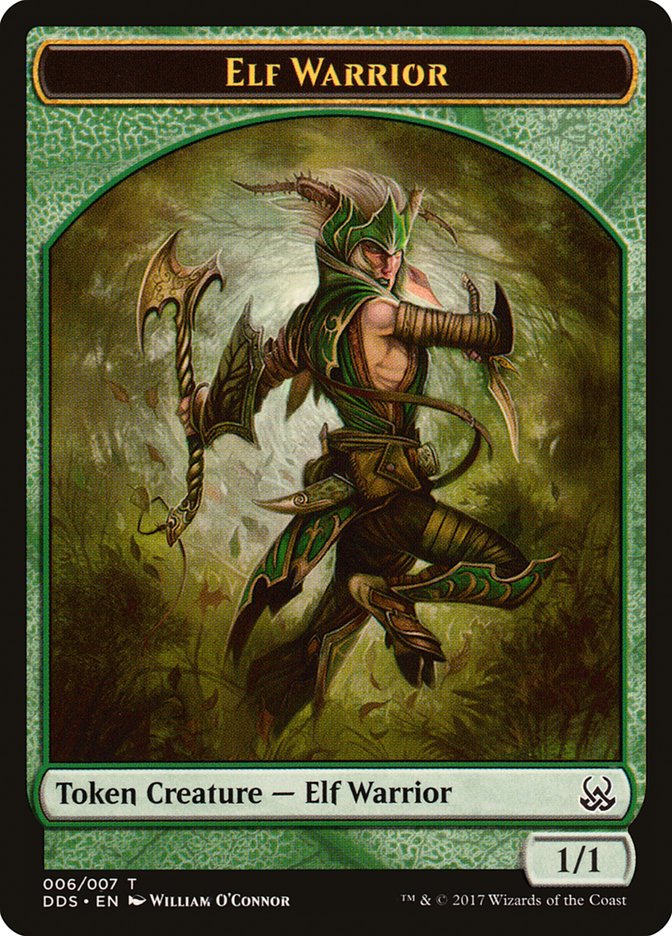 Elf Warrior Token [Duel Decks: Mind vs. Might Tokens] | Clutch Gaming