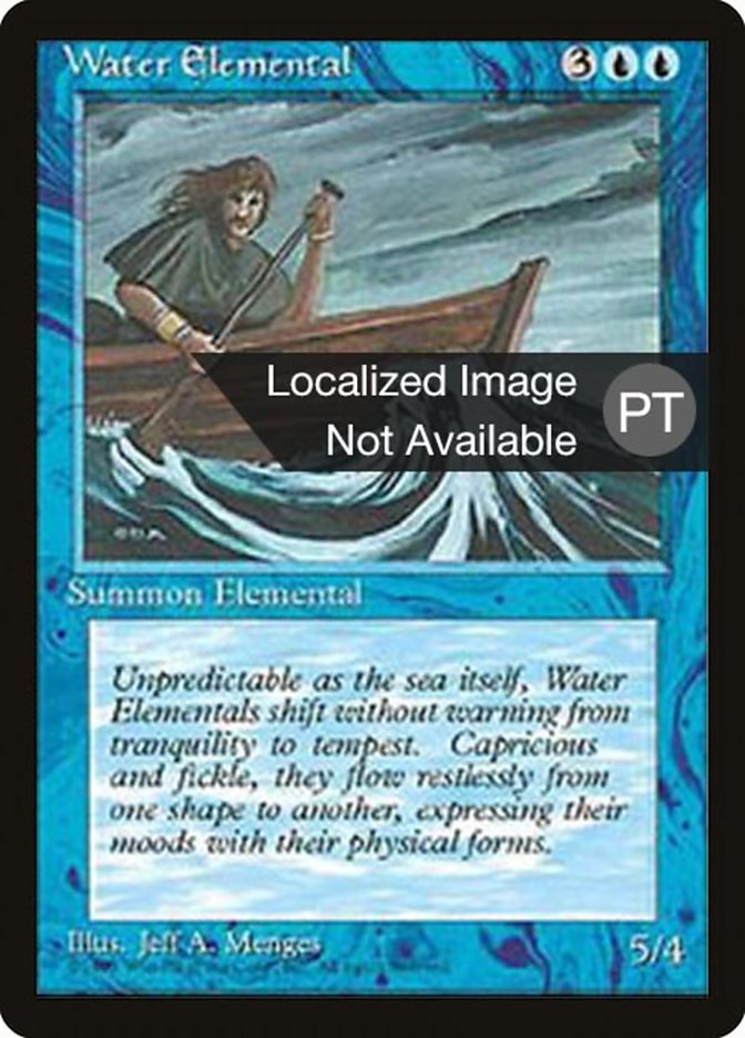 Water Elemental [Fourth Edition (Foreign Black Border)] | Clutch Gaming