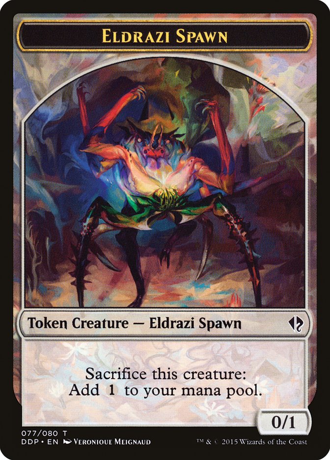 Eldrazi Spawn Token (077/080) [Duel Decks: Zendikar vs. Eldrazi] | Clutch Gaming