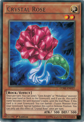 Crystal Rose [CORE-EN012] Rare | Clutch Gaming