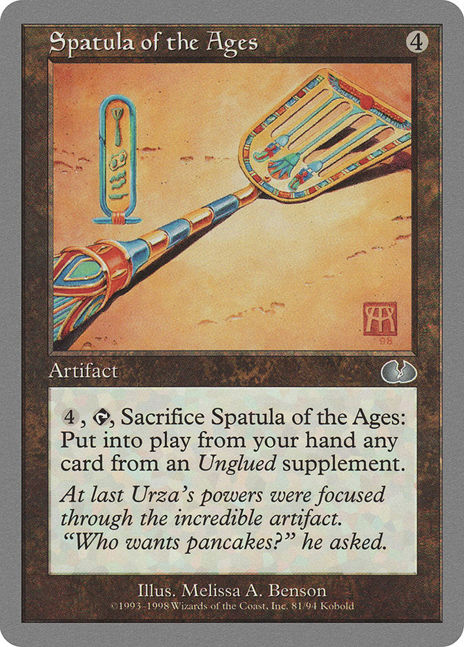 Spatula of the Ages [Unglued] | Clutch Gaming