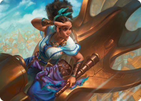 Talas Lookout Art Card [Dominaria United Art Series] | Clutch Gaming