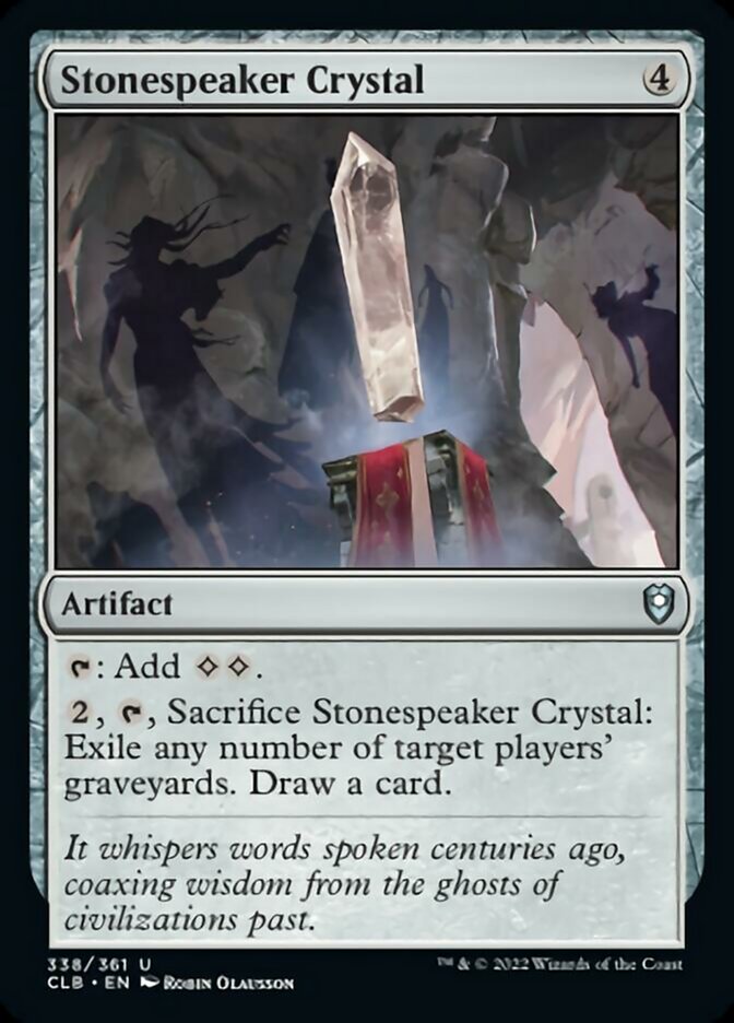 Stonespeaker Crystal [Commander Legends: Battle for Baldur's Gate] | Clutch Gaming