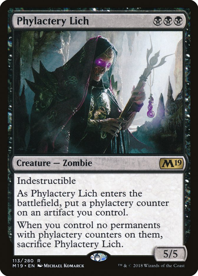 Phylactery Lich [Core Set 2019] | Clutch Gaming