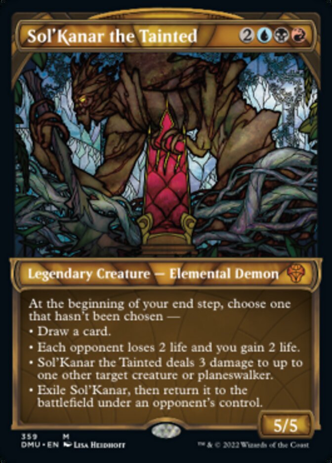 Sol'Kanar the Tainted (Showcase Textured) [Dominaria United] | Clutch Gaming