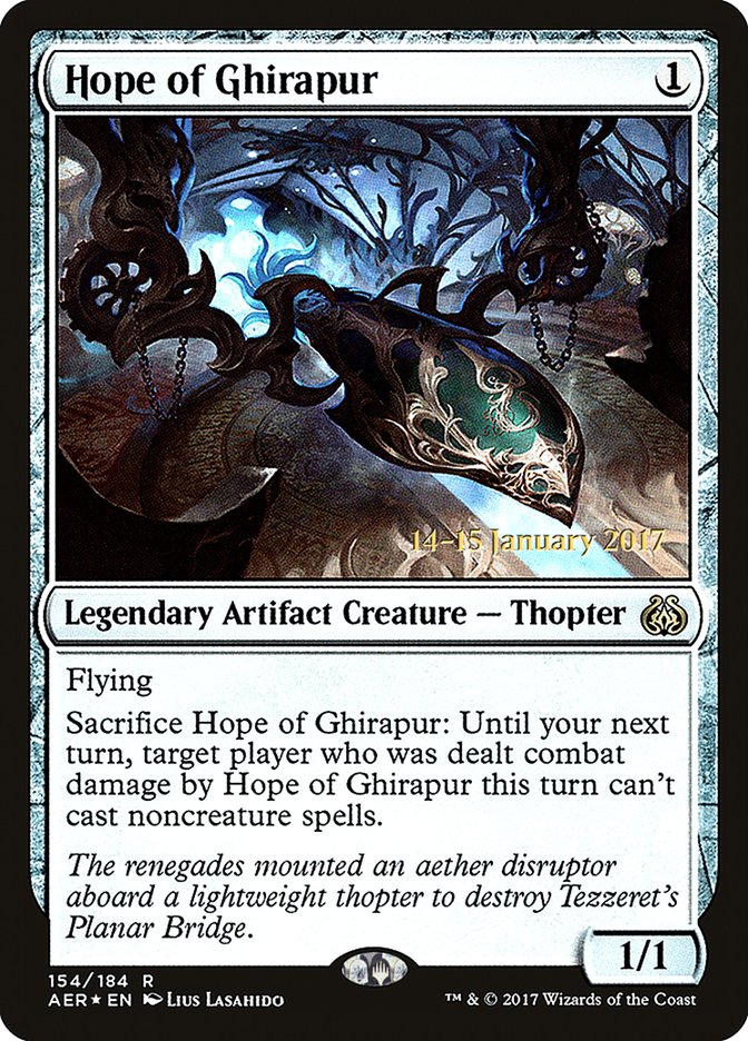 Hope of Ghirapur [Aether Revolt Prerelease Promos] | Clutch Gaming