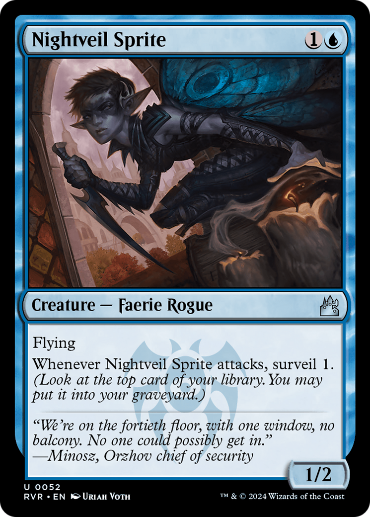 Nightveil Sprite [Ravnica Remastered] | Clutch Gaming