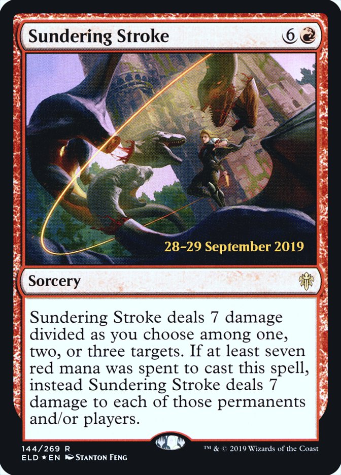 Sundering Stroke [Throne of Eldraine Prerelease Promos] | Clutch Gaming