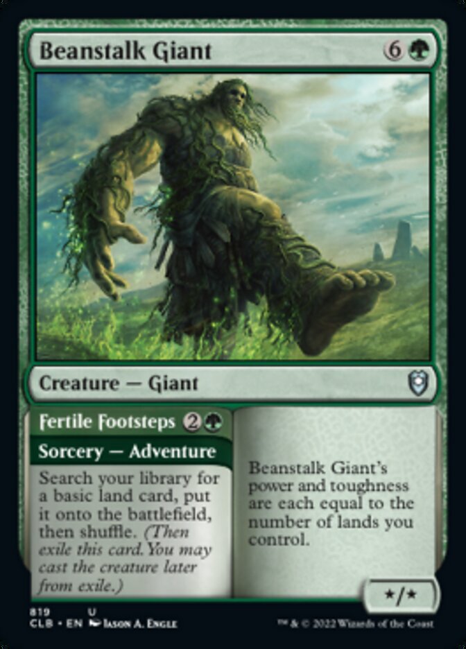 Beanstalk Giant // Fertile Footsteps [Commander Legends: Battle for Baldur's Gate] | Clutch Gaming