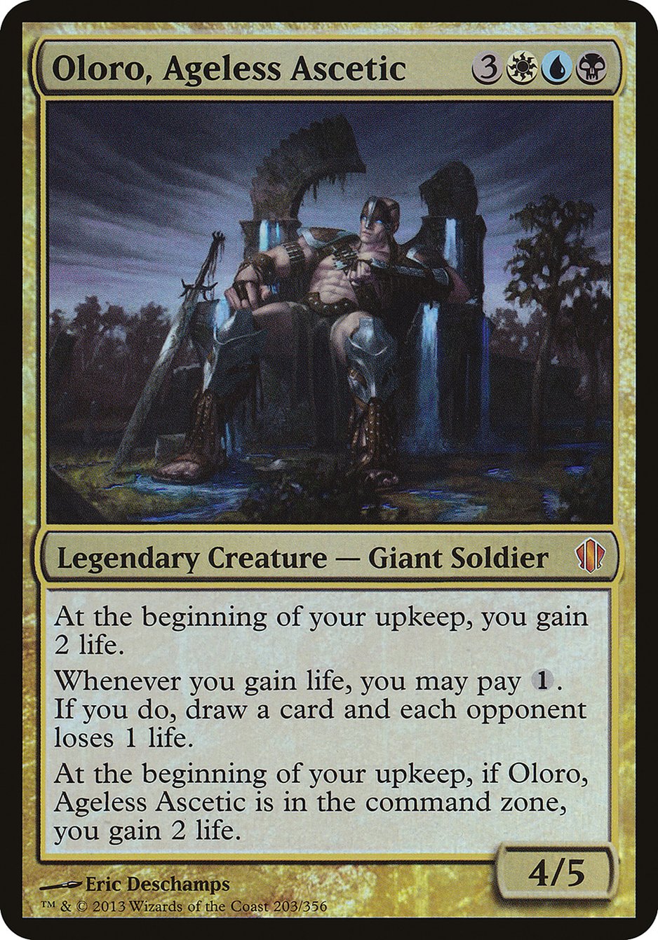 Oloro, Ageless Ascetic (Oversized) [Commander 2013 Oversized] | Clutch Gaming