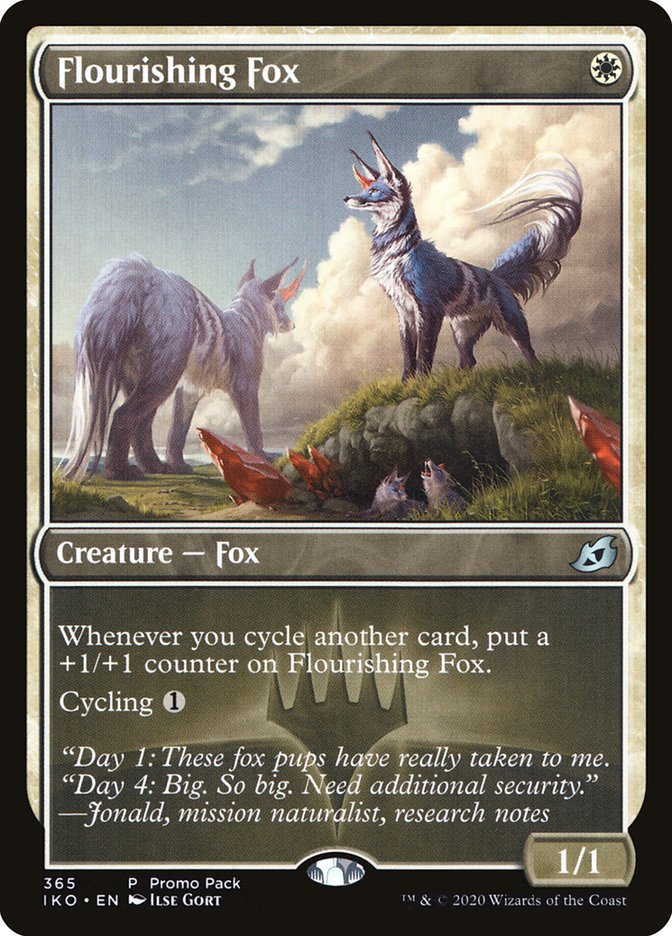 Flourishing Fox (Promo Pack) [Ikoria: Lair of Behemoths Promos] | Clutch Gaming