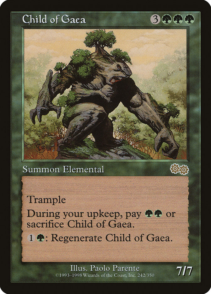 Child of Gaea [Urza's Saga] | Clutch Gaming