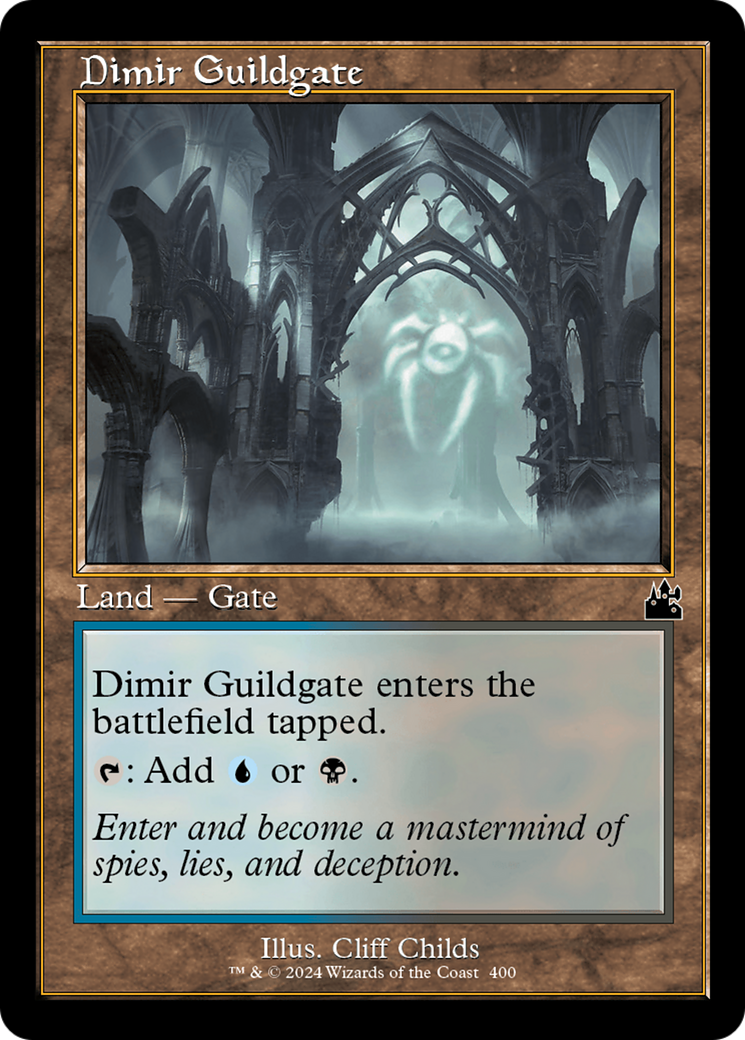 Dimir Guildgate (Retro Frame) [Ravnica Remastered] | Clutch Gaming