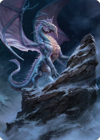 Ancient Silver Dragon Art Card (06) [Commander Legends: Battle for Baldur's Gate Art Series] | Clutch Gaming