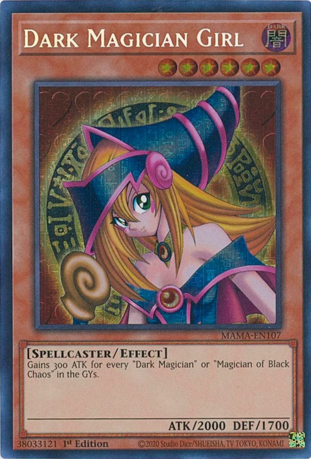 Dark Magician Girl [MAMA-EN107] Secret Pharaoh's Rare | Clutch Gaming