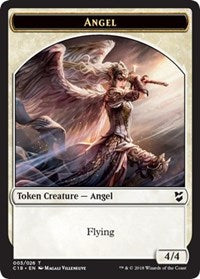 Angel // Soldier Double-Sided Token [Commander 2018 Tokens] | Clutch Gaming