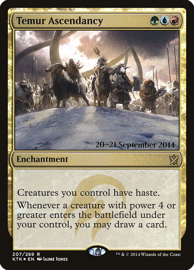 Temur Ascendancy [Khans of Tarkir Prerelease Promos] | Clutch Gaming