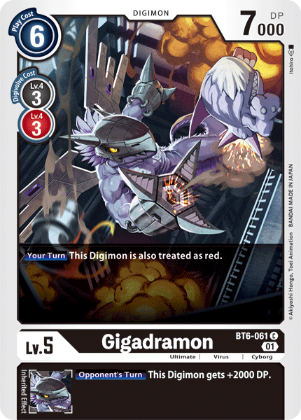 Gigadramon [BT6-061] [Double Diamond] | Clutch Gaming