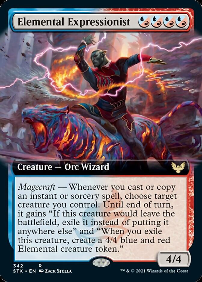 Elemental Expressionist (Extended Art) [Strixhaven: School of Mages] | Clutch Gaming