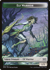 Myr (007) // Elf Warrior Double-Sided Token [Double Masters Tokens] | Clutch Gaming