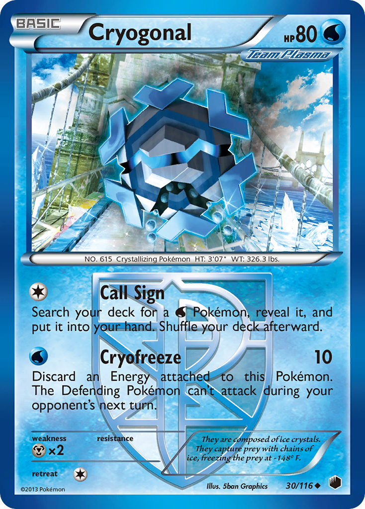 Cryogonal (30/116) [Black & White: Plasma Freeze] | Clutch Gaming