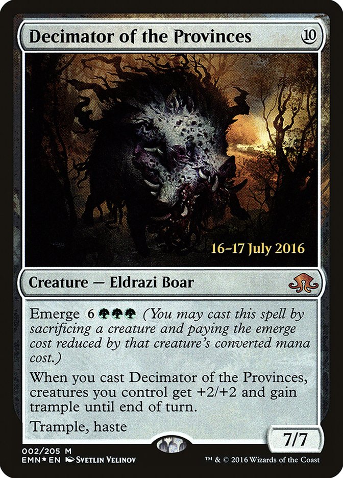 Decimator of the Provinces [Eldritch Moon Prerelease Promos] | Clutch Gaming