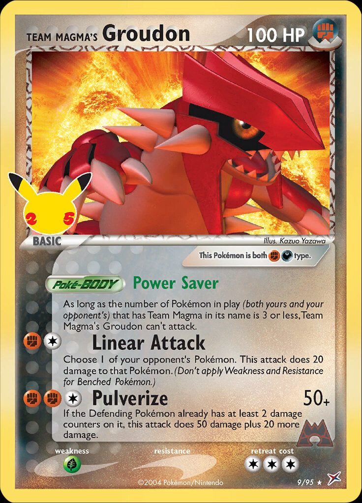 Team Magma's Groudon (9/95) [Celebrations: 25th Anniversary - Classic Collection] | Clutch Gaming