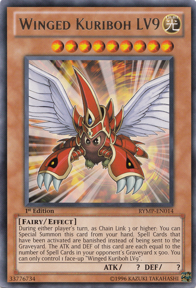 Winged Kuriboh LV9 [RYMP-EN014] Rare | Clutch Gaming