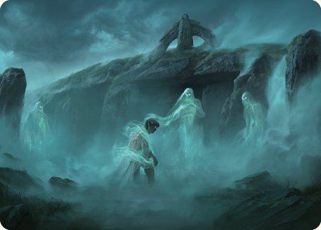 Fog on the Barrow-Downs Art Card [The Lord of the Rings: Tales of Middle-earth Art Series] | Clutch Gaming