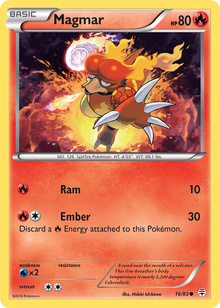 Magmar (16/83) [XY: Generations] | Clutch Gaming