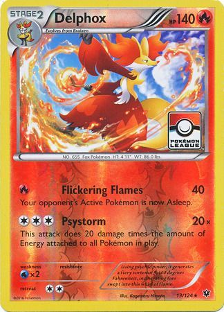 Delphox (13/124) (League Promo) [XY: Fates Collide] | Clutch Gaming