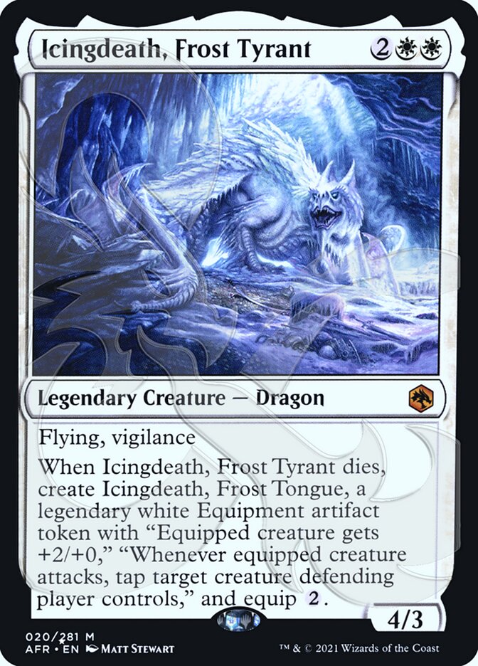 Icingdeath, Frost Tyrant (Ampersand Promo) [Dungeons & Dragons: Adventures in the Forgotten Realms Promos] | Clutch Gaming