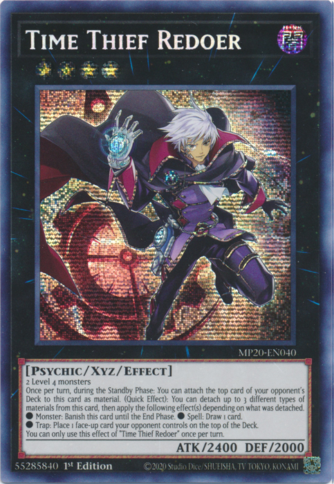 Time Thief Redoer [MP20-EN040] Prismatic Secret Rare | Clutch Gaming