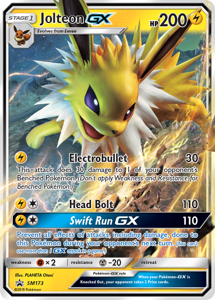 Jolteon GX (SM173) [Sun & Moon: Black Star Promos] | Clutch Gaming