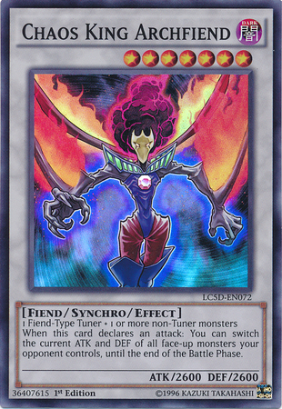 Chaos King Archfiend [LC5D-EN072] Super Rare | Clutch Gaming