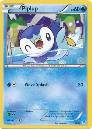 Piplup (16/30) [XY: Trainer Kit 3 - Suicune] | Clutch Gaming