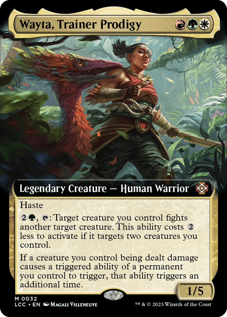 Wayta, Trainer Prodigy (Extended Art) [The Lost Caverns of Ixalan Commander] | Clutch Gaming